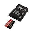 کارت حافظه microSDXC سن دیسک مدل Extreme PRO کلاس A2 استاندارد UHS-I U3 سرعت 170MBs ظرفیت 128 گیگابایت به همراه آداپتور SD