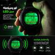 ساعت مچی دیجیتال اسپرت مدل SPORT WR30M ، ضد آب 30 متر ، نور LED سبز ، زنگ هشدار ، کرنومتر ، مناسب آقایان و بانوان