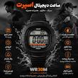 ساعت مچی دیجیتال اسپرت مدل SPORT WR30M ، ضد آب 30 متر ، نور LED سبز ، زنگ هشدار ، کرنومتر ، مناسب آقایان و بانوان