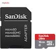 کارت حافظه microSDHC سن دیسک مدل Ultra کلاس 10 استاندارد UHS-I U1 سرعت 80MBps همراه با آداپتور SD ظرفیت 16 گیگابایت