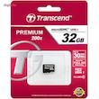کارت حافظه‌ microSDHC ترنسند مدل Premium کلاس 10 استاندارد UHS-I U1 سرعت 30MBps 200X ظرفیت 32 گیگابایت