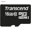 کارت حافظه‌ microSDHC ترنسند مدل Premium کلاس 10 استاندارد UHS-I U1 سرعت 30MBps 200X ظرفیت 16 گیگابایت