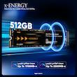 اس اس دی اینترنال PCIe Gen3 x4 ایکس انرژی مدل FALCON ظرفیت 512 گیگابایت