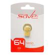 فلش مموری سیویت مدل SEGO ظرفیت 64 گیگابایت با رابط USB 2.0، بدنه فلزی، طراحی بند انگشتی با حلقه آویز، سازگار با گوشی، تبلت، لپ‌تاپ و تلویزیون، سرعت انتقال 30 مگابایت بر ثانیه