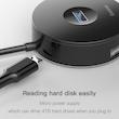 هاب 4 پورت USB-C باسئوس مدل Round Box