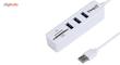 هاب USB 2.0 سه پورت وکارت خوان ایکس پی مدل hc834
