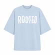 تی‌شرت آستین سه ربع زنانه مدل باکسی ROOTED