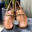 کفش کالج زنانه مکس مدل Textured Slip-On Moccasins With Metallic Accen