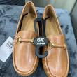 کفش کالج زنانه مکس مدل Textured Slip-On Moccasins With Metallic Accen
