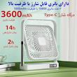 پنکه رومیزی مدل 360 درجه کد M09