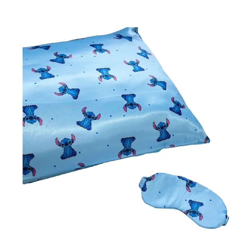 پک روبالشتی ساتن و چشم بند طرح استیج