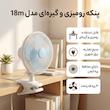 پنکه رومیزی مدل گیره ای کد 18m