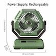 پنکه رومیزی مدل Outdoor Fan LED ظرفیت ۲۴۰۰ میلی آمپر ساعت