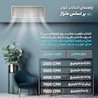 کولر آبی سلولزی 7500 جنرال الکتریک مدل 7500 CFM