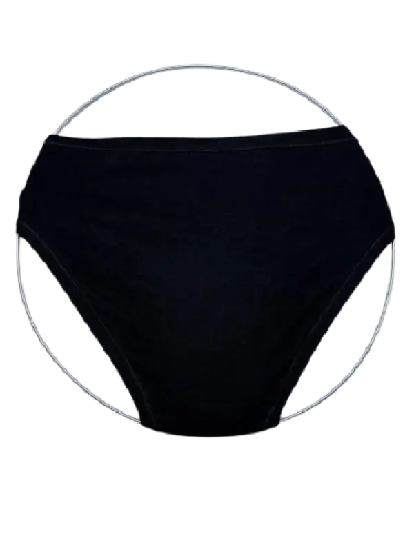 شورت نخی مشکی فاق بلند زنانه مینودا 