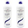 شامپو ضد زردی استار لیدی مدل Silver حجم 400 میلی لیتر مجموعه 2 عددی