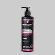 شامپو مو مخصوص موهای کراتین شده هرمودر مدل KERATIN حجم 400 میلی‌لیتر، تقویت‌کننده، نرم‌کننده، تثبیت‌کننده رنگ، ضد ریزش، ضد شوره، مرطوب‌کننده و براق‌کننده