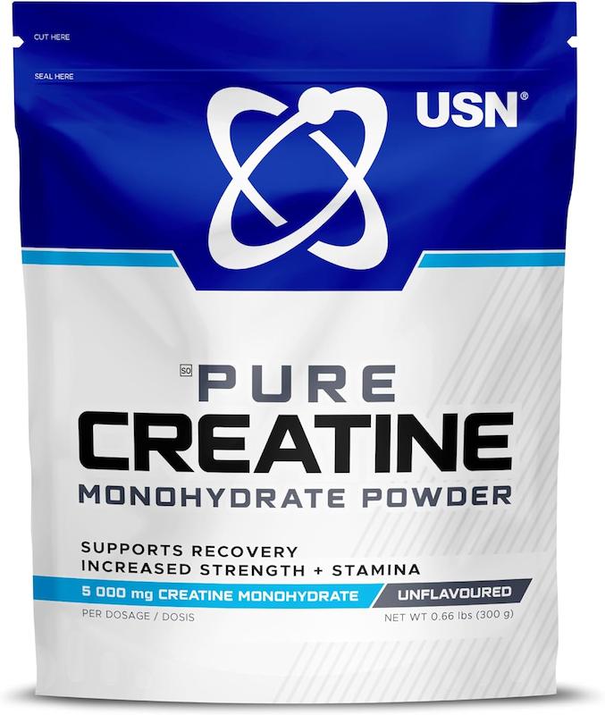 کراتین بدنسازی منوهیدرات خالص USN وزن ۳۰۰ گرم [ اورجینال با ضمانت اصالت ]