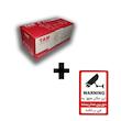 دوربین مداربسته آنالوگ مدل وارم لایت AHD-fd60-2053 بسته 4 عددی