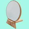 آینه آرایشی مدل wooden