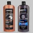 شامپو مو لروکس مدل کراتین حاوی کراتین هیدرولیز شده مناسب موهای شکننده و آسیب دیده، تقویت‌کننده و افزایش استحکام مو به همراه شامپو مو مردانه لروکس مدل Icey Menthol ضد شوره و تقویت‌کننده ریشه حجم 550 میلی‌لیتر هر کدام