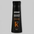 شامپو کراتینه آگرادو مدل KERATIN حجم 400 میلی‌لیتر، صاف‌کننده، ترمیم‌کننده، نرم‌کننده، براق‌کننده، مناسب انواع موهای شکننده، فر، آسیب‌دیده و نازک، حاوی کراتین هیدرولیز شده و ویتامین E