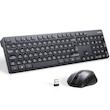 کیبورد و ماوس بی سیم یوگرین مدل MK006-15659، سوییچ ممبران، Full-Size