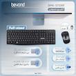 کیبورد و ماوس بی سیم بیاند مدل BMK-5110RF، سوییچ ممبران، Full-Size