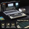 کیبورد یونزی مدل B75RGB 