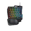 کیبورد گیمینگ ایلون مدل GK104، سوییچ ممبران، Tenkeyless، نورپردازی LED RGB
