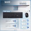 کیبورد و ماوس بی سیم بیاند مدل BMK-4531RF، سوییچ ممبران، Full-Size