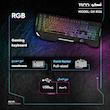 کیبورد گیمینگ تسکو مدل GK 8126، سوییچ ممبران، Full-Size، نورپردازی RGB