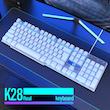 ست گیمینگ رایکو مدل T28 کد 2024-WHITE BLUE