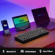 کیبورد مخصوص بازی کیکورن مدل K2 Max Hot Swappable Brown Switch