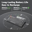 کیبورد مخصوص بازی کیکورن مدل K2 Max Hot Swappable Brown Switch