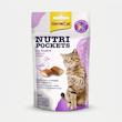 تشویقی گربه جیم کت مدل Nutri Pockets با طعم اردک وزن 60 گرم