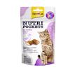 تشویقی گربه جیم کت مدل Nutri Pockets با طعم اردک وزن 60 گرم