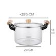 قابلمه لراوا مدل دسته چوب کد 3/5L سایز 20