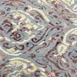 پارچه ملحفه عرض 2 متر مدل نساجی طوبی طرح ترنج  رنگ آجری