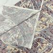 پارچه ملحفه عرض 2 متر مدل نساجی طوبی طرح ترنج  رنگ آجری