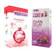 کاندوم ایکس دریم مدل Pomegranate بسته 12 عددی به همراه کاندوم تاخیری کدکس مدل Double Delay بسته 10 عددی