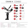 گیمبال دوربین ژیون مدل CRANE 4 Combo