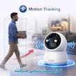 دوربین امنیتی تحت شبکه فضای داخلی وونک مدل M2 3mp با اتصال بی‌سیم، چرخش 360 درجه، تشخیص حرکت و مکالمه دوطرفه