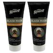 ماسک صورت رینو زیت مدل Black mask carbon active حجم 75 میلی لیتر مجموعه 2 عددی