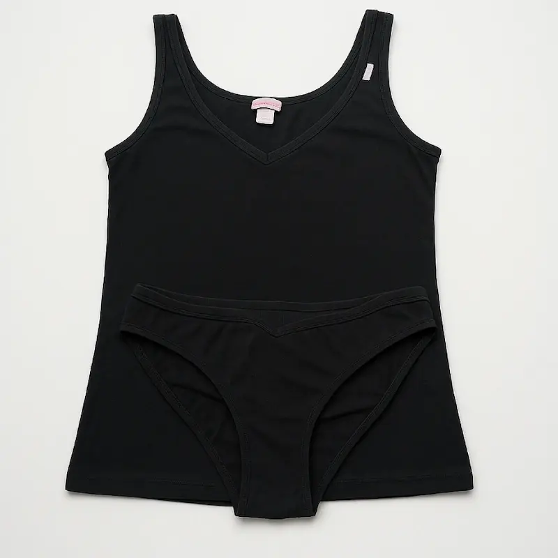 تاپ و شورت ساده مینودا 