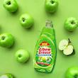 مایع ظرفشویی سبز البو گریس مدل Washing Up Liquid با رایحه سیب حجم 600 میلی لیتر