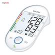 فشارسنج دیجیتال بازویی بیورر مدل BM55 با صفحه نمایش بزرگ، حافظه 60 جایگاه برای 2 نفر، تشخیص آریتمی، هشدار خطای محاسباتی و کابل USB، مناسب بازو 22 تا 36 سانتی‌متر و خاموشی خودکار