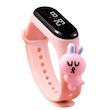 ساعت مچی دیجیتال مدل فانتزی بند سیلیکونی کد P rabbit 002