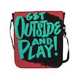 کیف رودوشی طرح get out side کد 8391