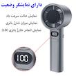 پنکه شارژی مدل 120 کد M11 ظرفیت 1800 میلی آمپر ساعت